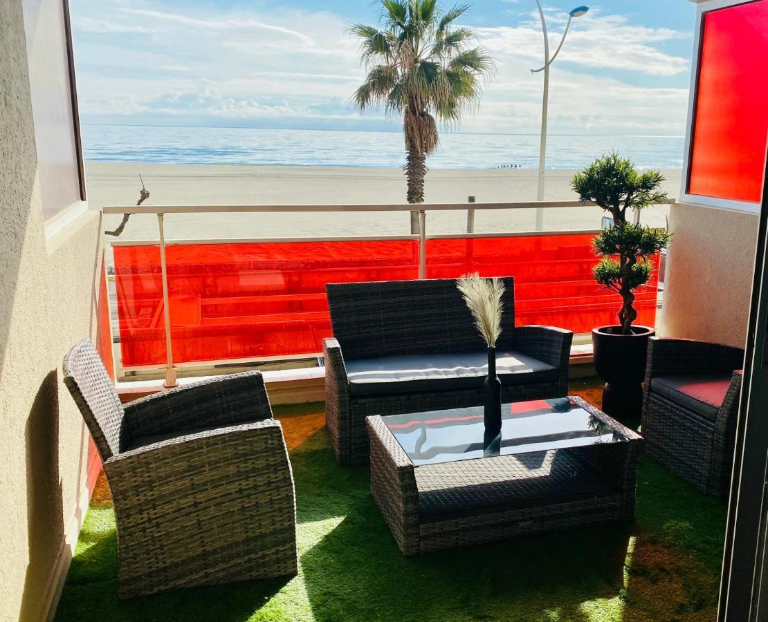 Apartament "Dream" Magnifique Vue Mer, Terrasse, Parking, Le Reve Canet-en-Roussillon Zewnętrze zdjęcie